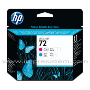HP Cabezal de Impresión C9383A 72 Magenta y Cyan T1100