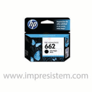 HP Tinta Cz103al 662 Negra Alto Rendimiento