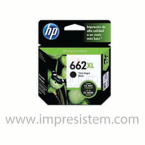 HP Tinta Cz105al 662 XL Negra Alto Rendimiento