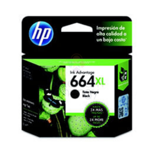 HP Tinta 664XL Negra Alto Rendimiento