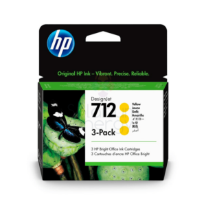 HP Tinta Amarilla Kit 3 Cartuchos HP712