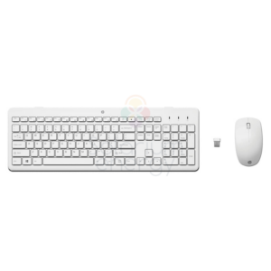 HP Combo Teclado y Mouse 230 Inalámbrico Blanco