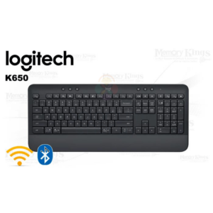 Logitech Teclado K650 Negro Bluetooth USB