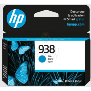 HP Cartucho De Tinta Cian 938 Original