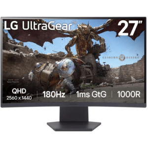 LG Monitor 27GS60QC-B Ultragear 27 Pulgadas 2K 180Hz