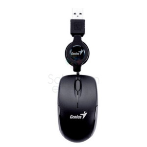 Genius Mouse Óptico USB Retráctil Negro