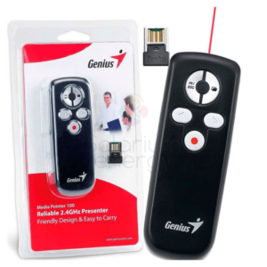 Genius Apuntador Láser 100 USB Media Negro