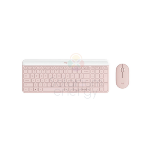 Logitech Combo Teclado-Mouse Wireless MK470 Rosa