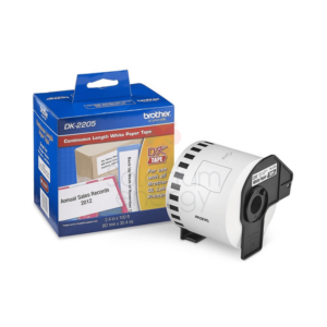 Brother Cinta DK-2205 Etiqueta Negro Sobre Blanco