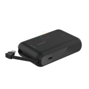 Belkin Batería Externa 10K 20W Cable USB-C Integrado Negro