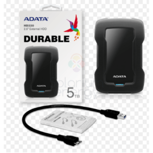 ADATA Disco Duro Externo AHD330 1TB Antigolpes Negro