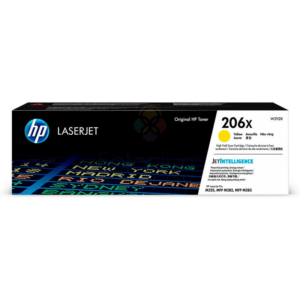 HP Tóner LaserJet W2112X Amarillo 206X Rendimiento Alto