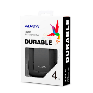 ADATA Disco Duro Externo AHD330 4TB Antigolpes Negro
