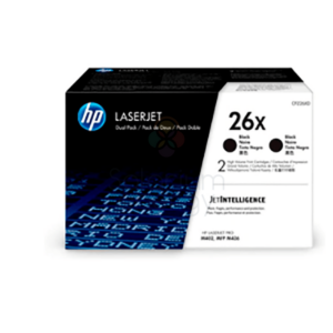 HP Tóner 26X CF226XD Negro 2-Pack